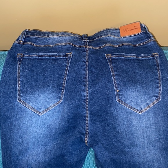 K’s More Distressed Skinny Pencil Jeans. Size 7. EUC - Picture 3 of 7